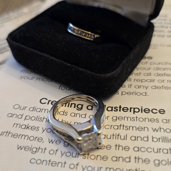 Bridal / Wedding Ring Set - 3 carats - Picture 5 of 9